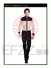 餐飲西餐廳服務(wù)員制服設(shè)計(jì)圖883