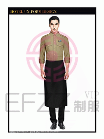 餐飲西餐廳服務(wù)員制服設(shè)計(jì)圖889