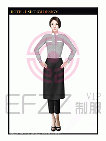 餐飲西餐廳服務(wù)員制服設(shè)計(jì)圖896