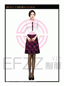 餐飲西餐廳服務(wù)員制服設(shè)計(jì)圖898