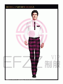餐飲西餐廳服務(wù)員制服設(shè)計(jì)圖899