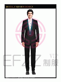酒店總臺(tái)服務(wù)員制服設(shè)計(jì)圖657