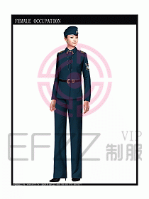 獵裝保安服設(shè)計服裝圖250