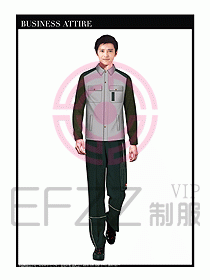 工程服馬夾服裝效果圖016