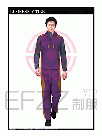 工程服馬夾服裝效果圖019