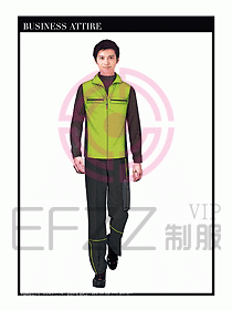 工程服馬夾服裝效果圖040