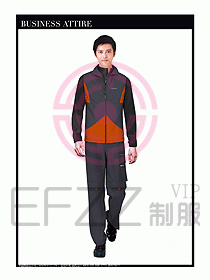 工程服馬夾服裝效果圖049