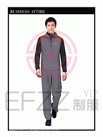 工程服馬夾服裝效果圖048