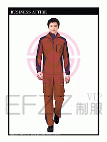 春秋款工程服服裝效果圖773