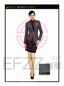 星級酒店制服經(jīng)理職業(yè)裝356