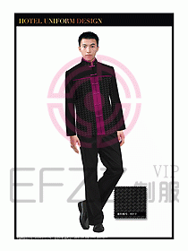 酒店服裝中餐服務(wù)員制服1351