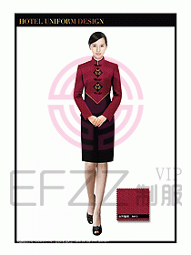 酒店服裝中餐服務(wù)員制服1352