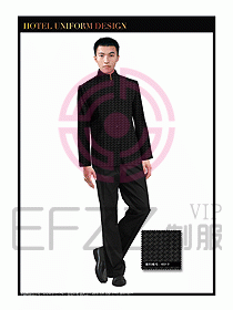 酒店服裝中餐服務(wù)員制服1355