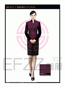 酒店服裝中餐服務員制服1358