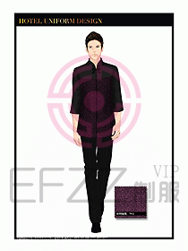 酒店服裝中餐服務(wù)員制服1387