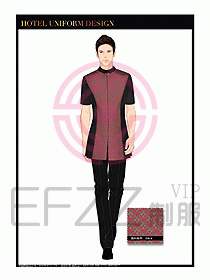 酒店服裝中餐服務(wù)員制服1389