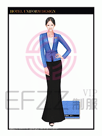 桑拿SPA咨客迎賓制服314