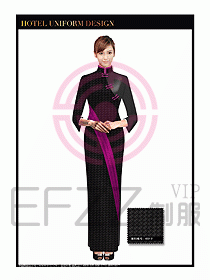酒店餐廳咨客制服設(shè)計(jì)圖651