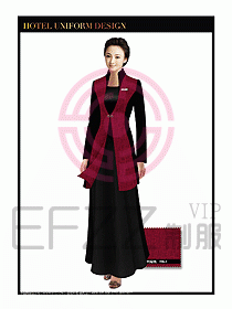 酒店餐廳咨客制服設(shè)計(jì)圖659