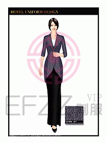 酒店餐廳咨客制服設(shè)計(jì)圖679