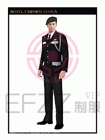 酒店門童行李生制服設(shè)計圖841