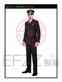 酒店門童行李生制服設(shè)計(jì)圖846