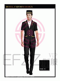 酒店門童行李生制服設(shè)計(jì)圖847