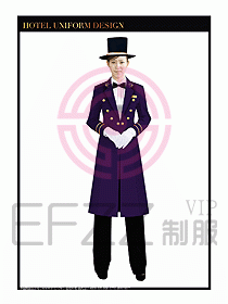 酒店門童行李生制服設(shè)計圖851