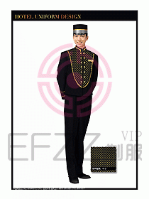 酒店門童行李生制服設(shè)計圖852