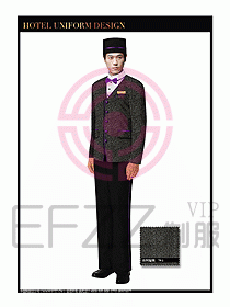 酒店門(mén)童行李生制服設(shè)計(jì)圖855