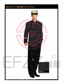 酒店門童行李生制服設(shè)計圖860