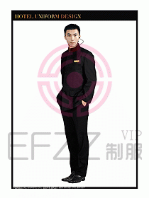 酒店門童行李生制服設(shè)計(jì)圖858