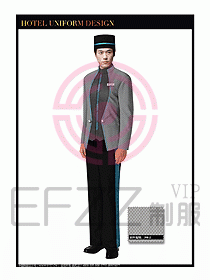 酒店門童行李生制服設(shè)計圖866