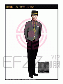 酒店門童行李生制服設(shè)計(jì)圖867