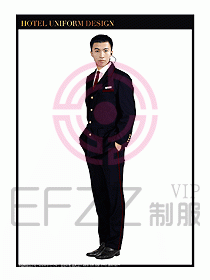 酒店門童行李生制服設(shè)計圖863