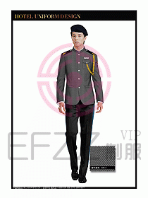 酒店門童行李生制服設(shè)計圖869