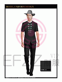 酒店門童行李生制服設(shè)計圖875