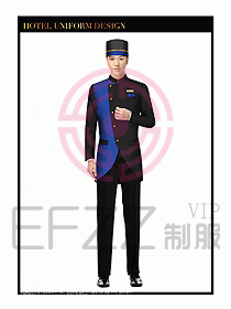 酒店門童行李生制服設(shè)計圖886