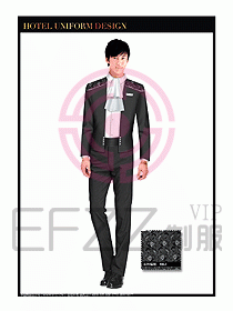 酒店門童行李生制服設計圖885