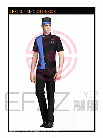 酒店門童行李生制服設(shè)計(jì)圖892