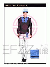 酒店門童行李生制服設(shè)計(jì)圖903