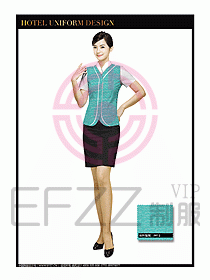 SPA休閑會所服務(wù)員制服設(shè)計(jì)336