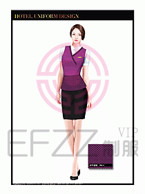 SPA休閑會(huì)所服務(wù)員制服設(shè)計(jì)354