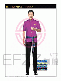 SPA休閑會所服務(wù)員制服設(shè)計361