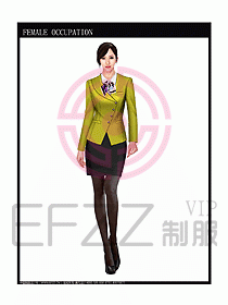 專賣店?duì)I業(yè)員服裝設(shè)計(jì)圖1004