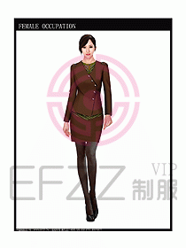 專賣店營業(yè)員服裝設計圖1002