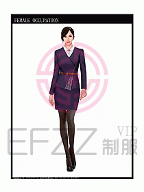 專賣店?duì)I業(yè)員服裝設(shè)計(jì)圖1005