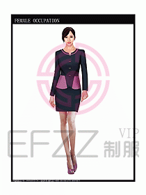 專賣店?duì)I業(yè)員服裝設(shè)計(jì)圖1017