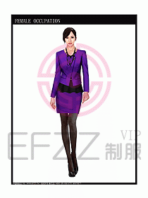 專賣店營業(yè)員服裝設(shè)計圖1023