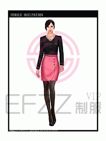 專賣店?duì)I業(yè)員服裝設(shè)計(jì)圖1025